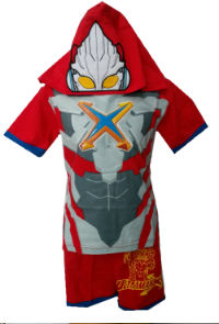 Ultraman X : ชุดแฟนซีอุลตร้าแมนเอ็กซ์ มีฮูด size L Ultraman X : ชุดแฟนซีอุลตร้าแมนเอ็กซ์ มีฮูด size L