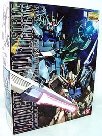GUNDAM : MG 1/100 LAUNCHER/SWORD STRIKE GUNDAM (O.M.N.I. ENFORCER MOBILE SUIT GAT-X105) GUNDAM : MG 1/100 LAUNCHER/SWORD STRIKE GUNDAM (O.M.N.I. ENFORCER MOBILE SUIT GAT-X105)
