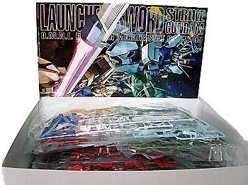 GUNDAM : MG 1/100 LAUNCHER/SWORD STRIKE GUNDAM (O.M.N.I. ENFORCER MOBILE SUIT GAT-X105) 1 GUNDAM : MG 1/100 LAUNCHER/SWORD STRIKE GUNDAM (O.M.N.I. ENFORCER MOBILE SUIT GAT-X105) 1
