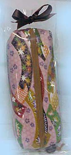 กระเป๋าสตรี : กระเป๋ากล่อง ลายโบว์สีชมพู สีน้ำตาล 0